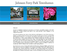 Tablet Screenshot of johnsonferrypark.com